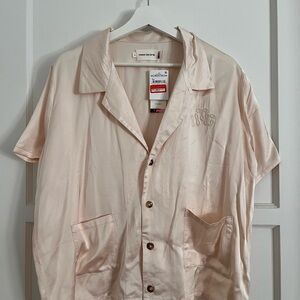 Nordstrom Women’s Cream Short Sleeve Blouse